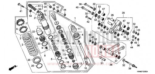 KISSEN, HINTEN CRF250RC de 2012